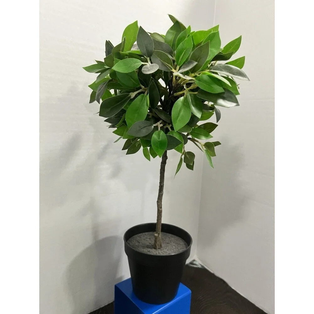2 IKEA FEJKA Artificial Potted Plant Weeping Fig Stem 17